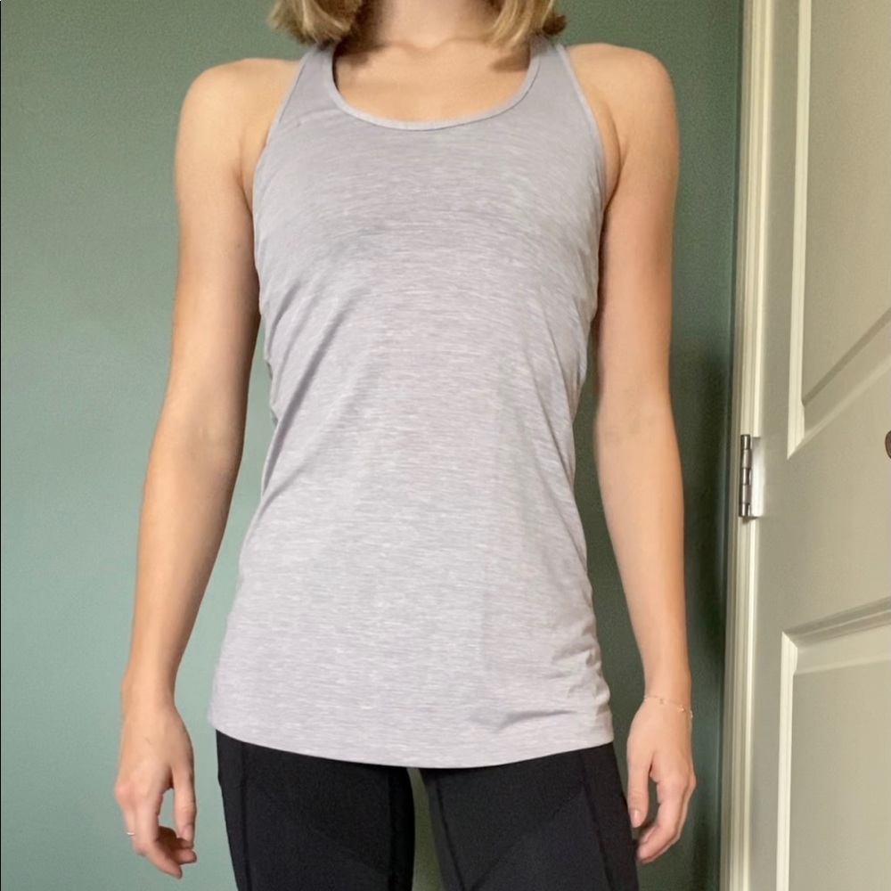 Grey/Silver Lululemon Workout Tank